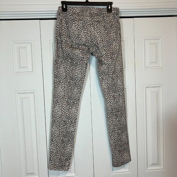 Juicy Couture Leopard Print Skinny Jeans Size 27 - Picture 6 of 8